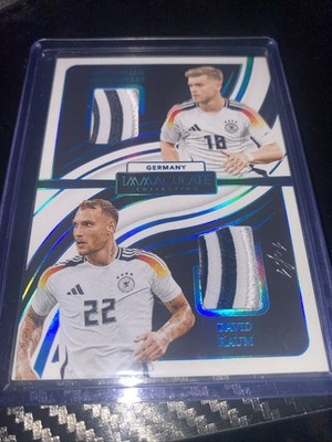 24/25 Panini Immaculate 1/1 Dual Patch Germany. Mittelstadt Und David Raum. Selten