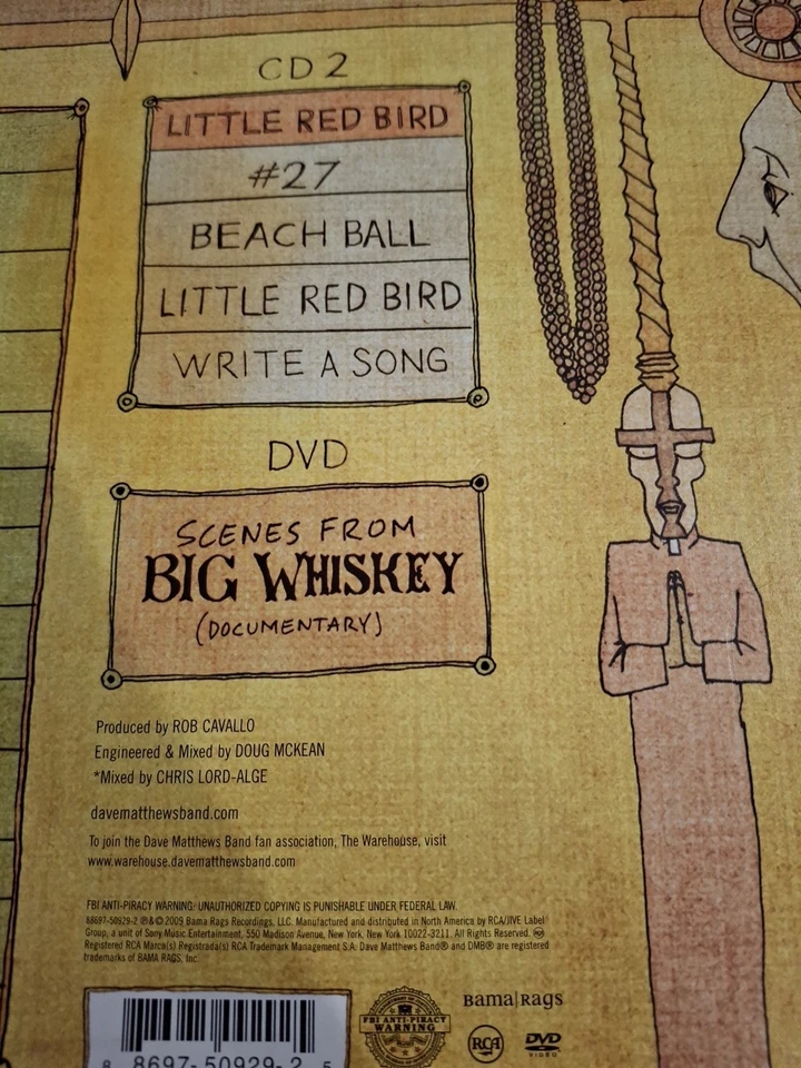 Dave Matthews Band Big Whiskey & The GrooGrux King Deluxe 3 Disc CD/DVD Set Foto 4 de 4