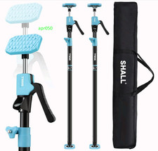 Cabinet Jack Support Pole 54-114in, Steel Telescopic, 154lbs, 2 Pack w/Bag