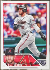 2023 Topps Update - Black Baseball P.J. Higgins #US82 NM