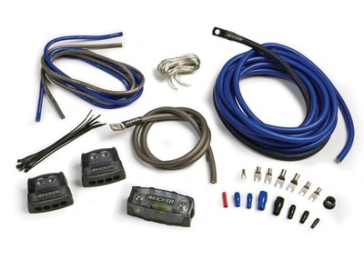 Kicker 46PKD4 Car Audio 4 Gauge OFC Dual Amp Amplifier Install Kit PKD4 New