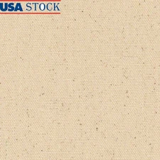 10 oz Cotton Canvas Fabric Natural Untreated Duck Cloth Upholstery Crafts DIY US
