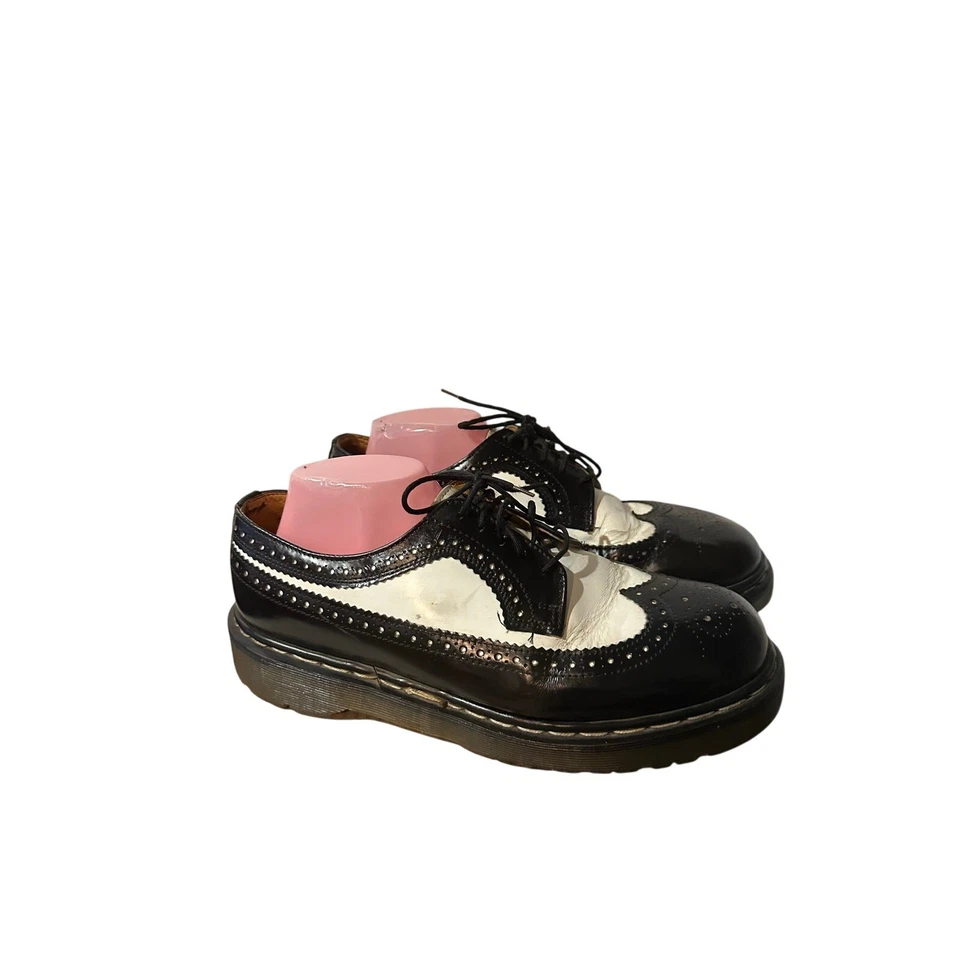 Vintage Dr. Marten 3989 Wingtip Brogues UK 10 US 11 Men's 12 Ladies England Rare - Image 2 of 4