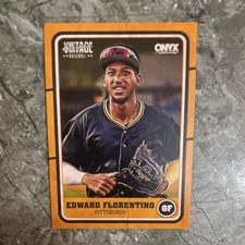 Onyx Vintage Extended Baseball Card Lot of 2 Edward Florentino /99 Pittsburgh
