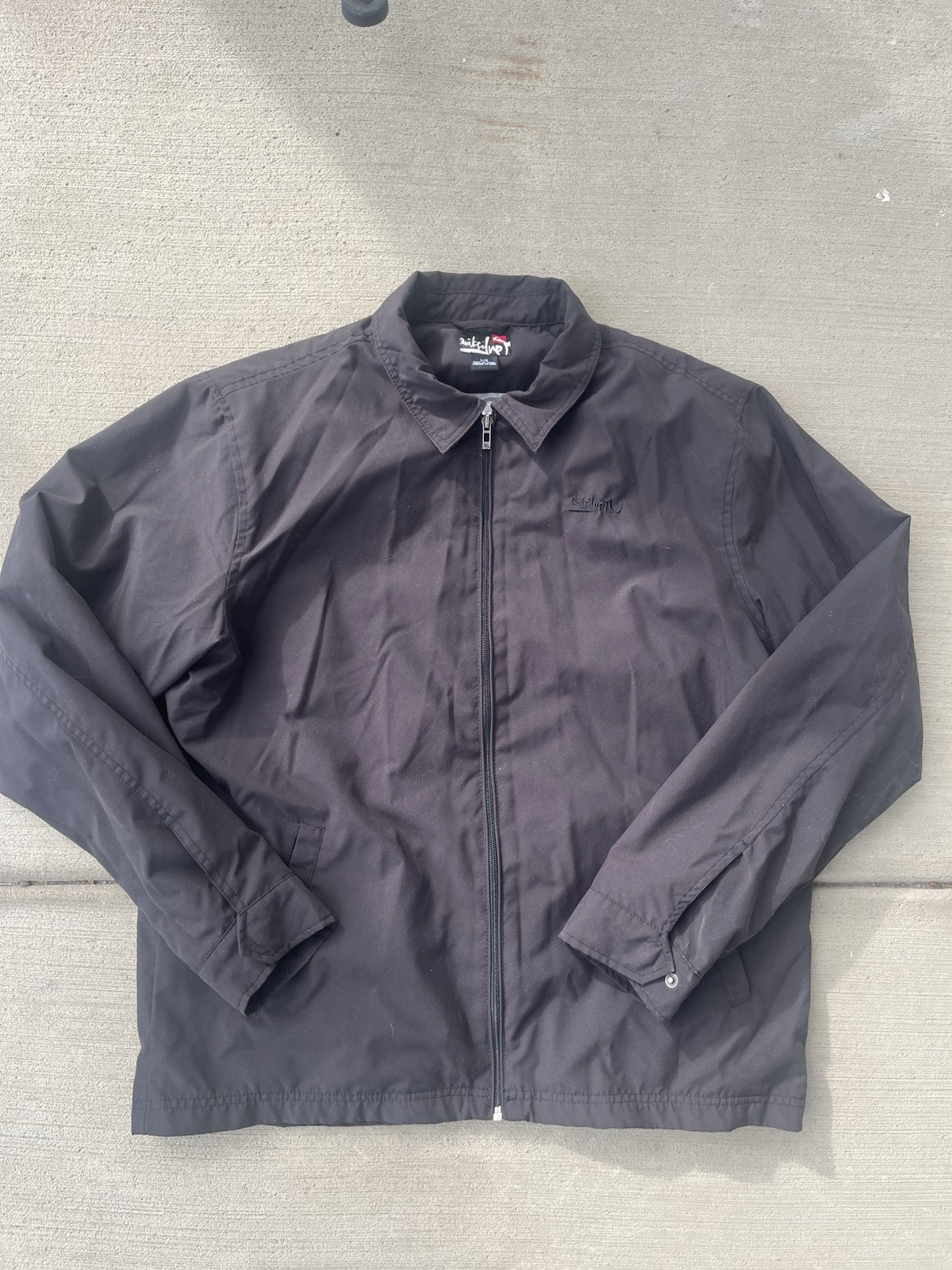 Vintage 2000s y2k Quicksilver Zip Up Jacket Windbreaker Large