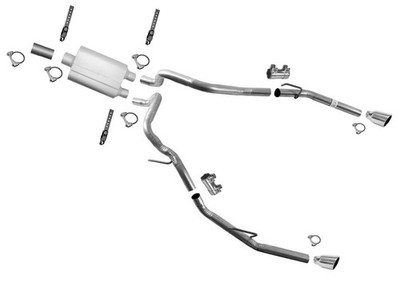 Dual Exhaust Weld On Performance Muffler Tail Pipe Fits Ram 1500 09-16 5.7