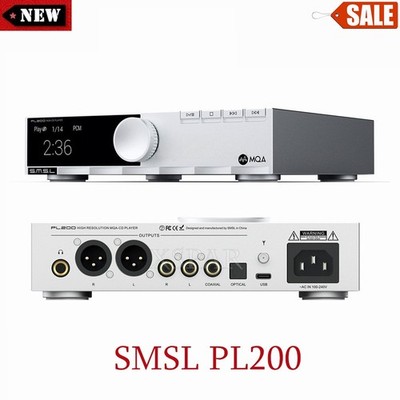 SMSL PL200 Audio Decoder MQA CD Player AK4499EX XMOS DAC with Piano Keys Design