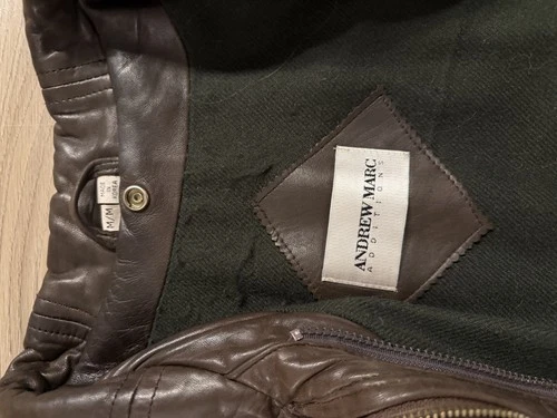 Vintage Andrew Marc Genuine Leather Jacket image 3