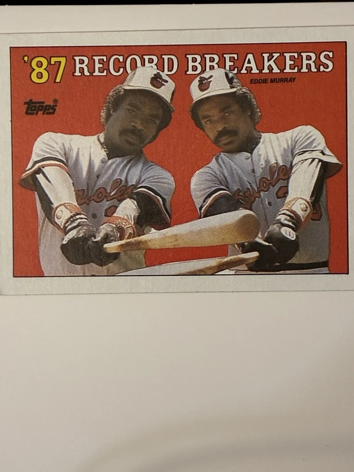 1988 Topps - Record Breakers Eddie Murray #4 - Image 2 of 3