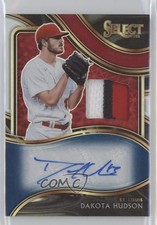 2021 Select Signature Materials Tri-Color Prizm 19/25 Dakota Hudson Auto 0t2