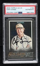 PSA/DNA 2020 Allen & Ginter's X Chip Gaines PSA/DNA Authentic Card & Auto 03hd