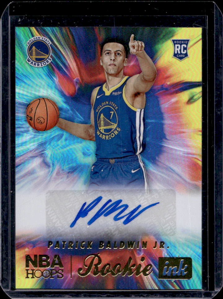 2022-23 Hoops Patrick Baldwin Jr. Rookie Ink RC Auto #RI-PBW Warriors