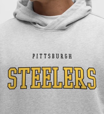 News Men's Pittsburgh Steelers lululemon Gray Silver Drop Steady State  Hoodie