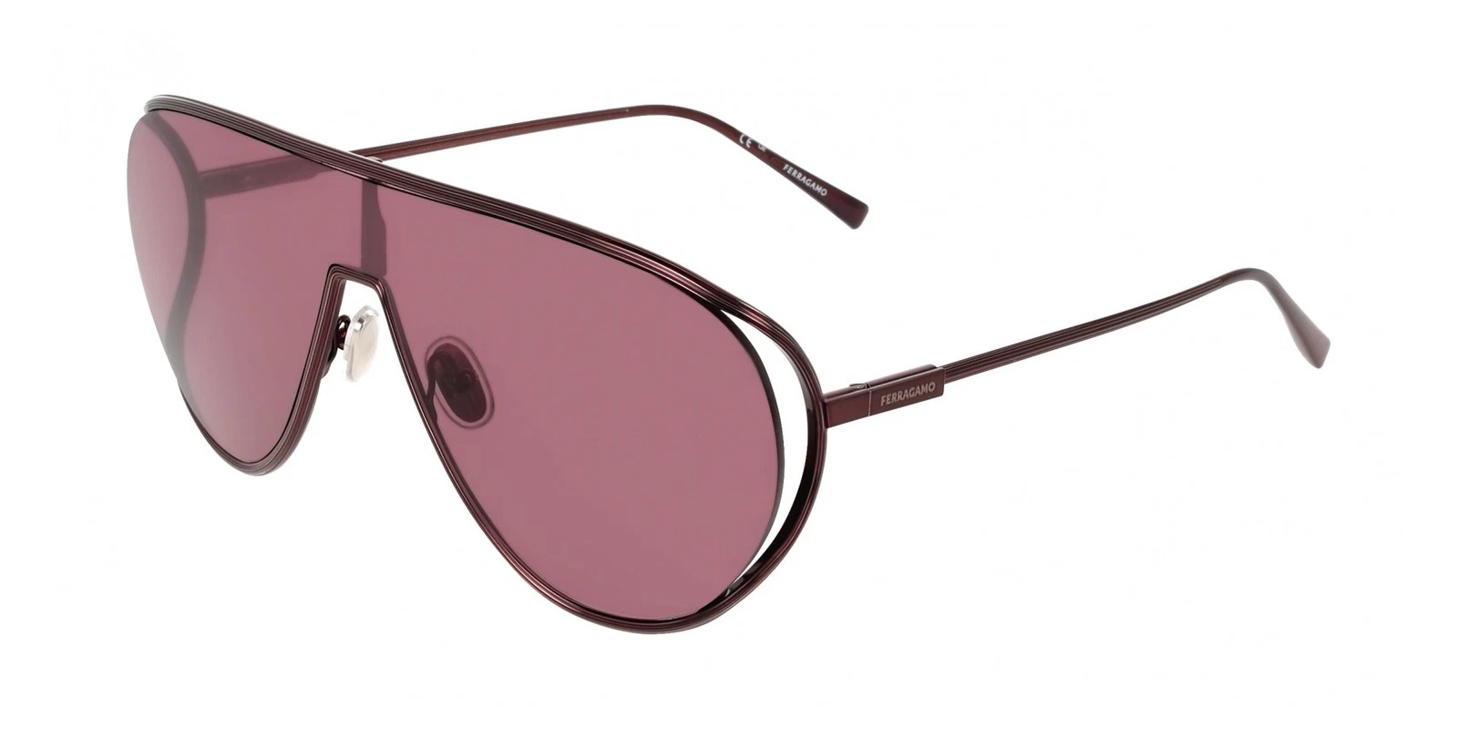 Ferragamo — Ferragamo SF323S Burgundy 63/20/140 Women's Sunglasses