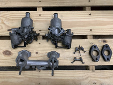 Orig Su 114 Engine Carburetor Set Mg Midget Healey Sprite 1963-67 Aud136 Orig Su 114 Engine Carburetor Set Mg Midget Healey Sprite 1963-67 Aud136