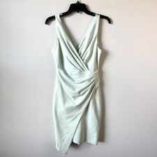 Guess Sleeveless Asymmetrical Sheath Dress Mint Green 4