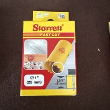 Starrett - Bi Metal Fast Cut - 25mm-1”- Hole Cutter (Cat No. FCH0100-G)