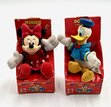 Mattel Disney Mickey Mouse  Friends Minnie Mouse Donald Duck Plush Set 1995