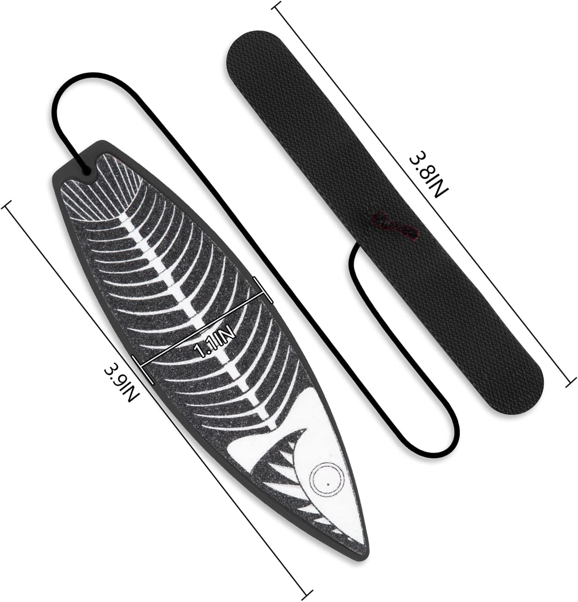 フィンガーボード 白黒デザイン Finger Surfboard-Mini Surfboard for Kids and Surfers with Eye