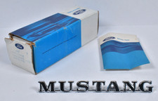New Vtg Oem Fomoco Ford Mustang 1965-1966 Script Fender Emblem C5zz-16098-b