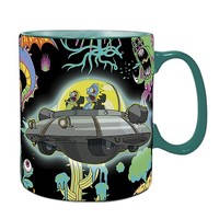 Rick And Morty - Spaceship Thermoeffekt Tasse