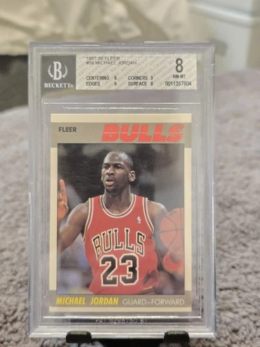 1987-88 Fleer #59 Michael Jordan BGS 8 NM-MT Chicago Bulls