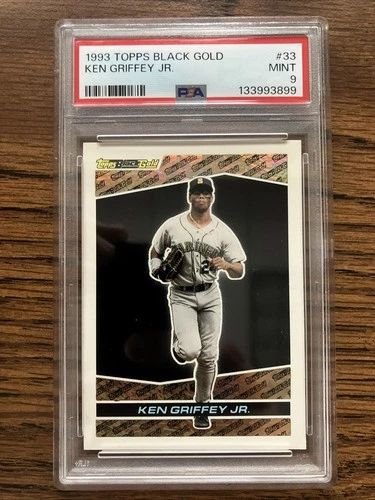1993 Topps - Black Gold Ken Griffey Jr #33 Prizes PSA 9