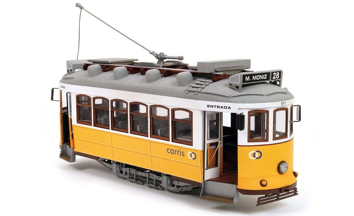 Kit OcCre 53005 Tram Lisboa 1/24 maquette en bois et métal