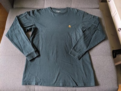 Carhartt WIP L/S Chase T-Shirt -dark green- Size M