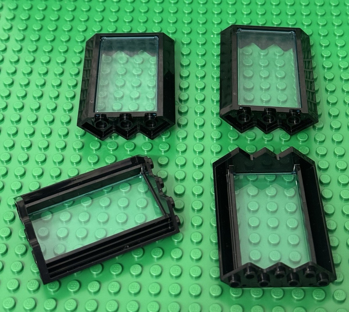 レゴ4 Lego 4 Black 4x4 castle corner zig zag NEW | eBay