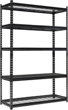 Storage Shelves Heavy Duty 5-Tier, Garage Storage Shelving Unit with 2500 LBS Ca
