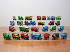 Vintage 1998-2001 Lot Of 28 Thomas The Train Magnetic Wooden Railway Trains