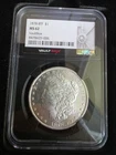 1878 8TF Morgan Silver Dollar $1 NGC MS62