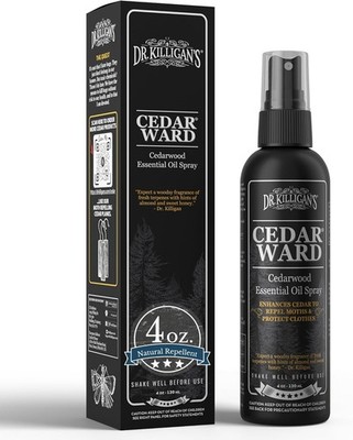 Dr. Killigan s CedarWard Spray - 4 fl. oz. - Natural Cedar Oil Formula... 
