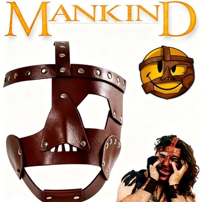 Mick Foley MANKIND Wrestling Mask Cactus Jack WWF ECW WWE WCW USA