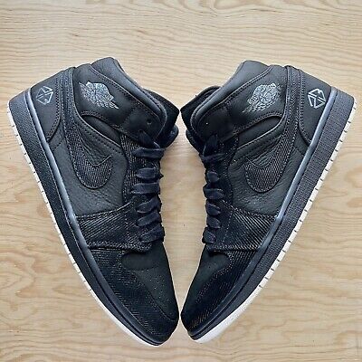 Air Jordan 1 Mid Suit and Sneakers Black Size Mens 11 Air Jordan 1 Mid Suit and Sneakers Black Size Mens 11