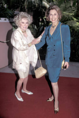 Actresses Phyllis Diller Cyd Charisse 1996 Historic Old Photo