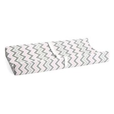 Glenna Jean Pastel Chevron 16" x 32" Changing Pad Cover for Baby Nursery