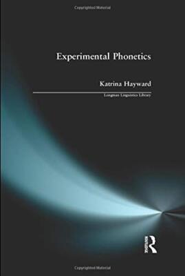 Experimental Phonetics: An Introduction, Hayward 9780582291379 Free Shipping-,