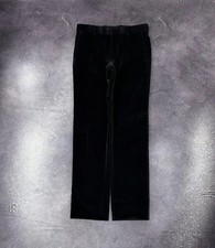 Vintage Versace 2008 Velvet Very Rare Black Pants Trousers 48R