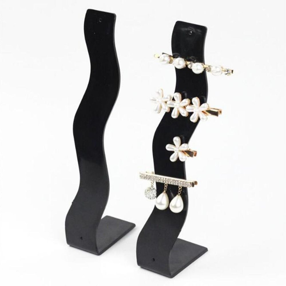 2Pcs 2Pcs Hair Clip Display Stand Plastic Jewelry Rack Home eBay