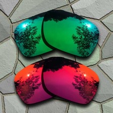 Green Violet Red Polarized Anti-scratch Lenses Replacement For-Oakley Mainlink