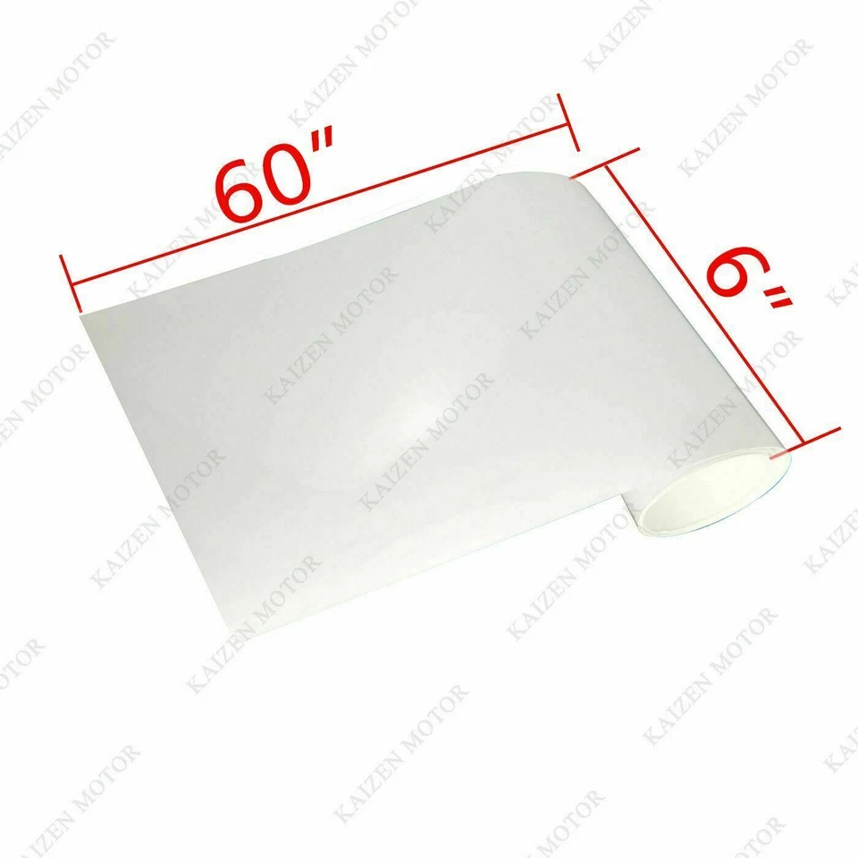 Прозрачная виниловая пленка 6 x 60 дюймов для защиты кромок дверного порога - Изображение 2 из 4