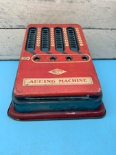 Vintage Tin Wolverine Adding Machine Toy, 8.5  