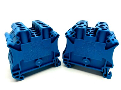 Phoenix Contact Typ UT 2,5 Blue Terminal Block 1000V 2.5mm LOT OF 10