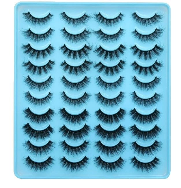 Black Handmade False Eyelashes & Adhesives