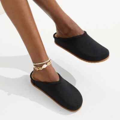 Rothys Rothy's' The Casual Clog Soft Black Women Size 9  New In Box  150-001