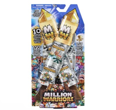 MILLION WARRIORS 10-Pack Mystery Mini Figure Pack 1 Rare Guaranteed - Ships Free