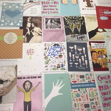 Recycled Paper Greetings Lot of 30 Greeting Cards Birthday, Thank You, Etc..New