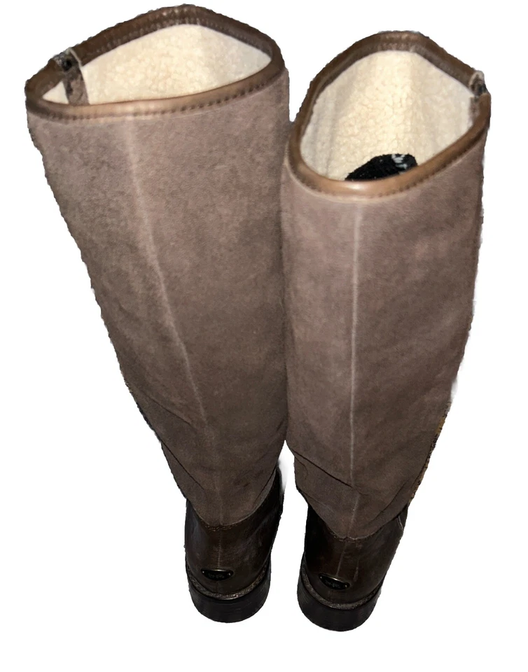 COACH Women's "Bailey" Safari Brown Leather/ Suede Knee High Boot US 8B/EUR 38 - Image 3 of 4